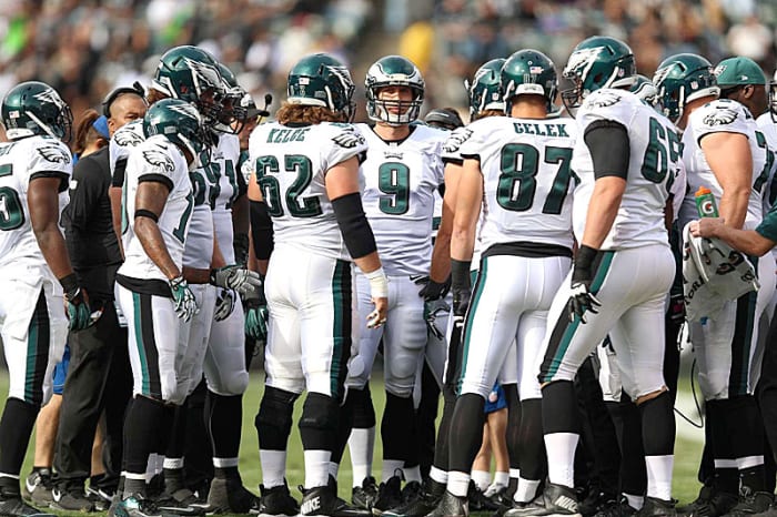 Nick Foles was at the center of history in Oakland.